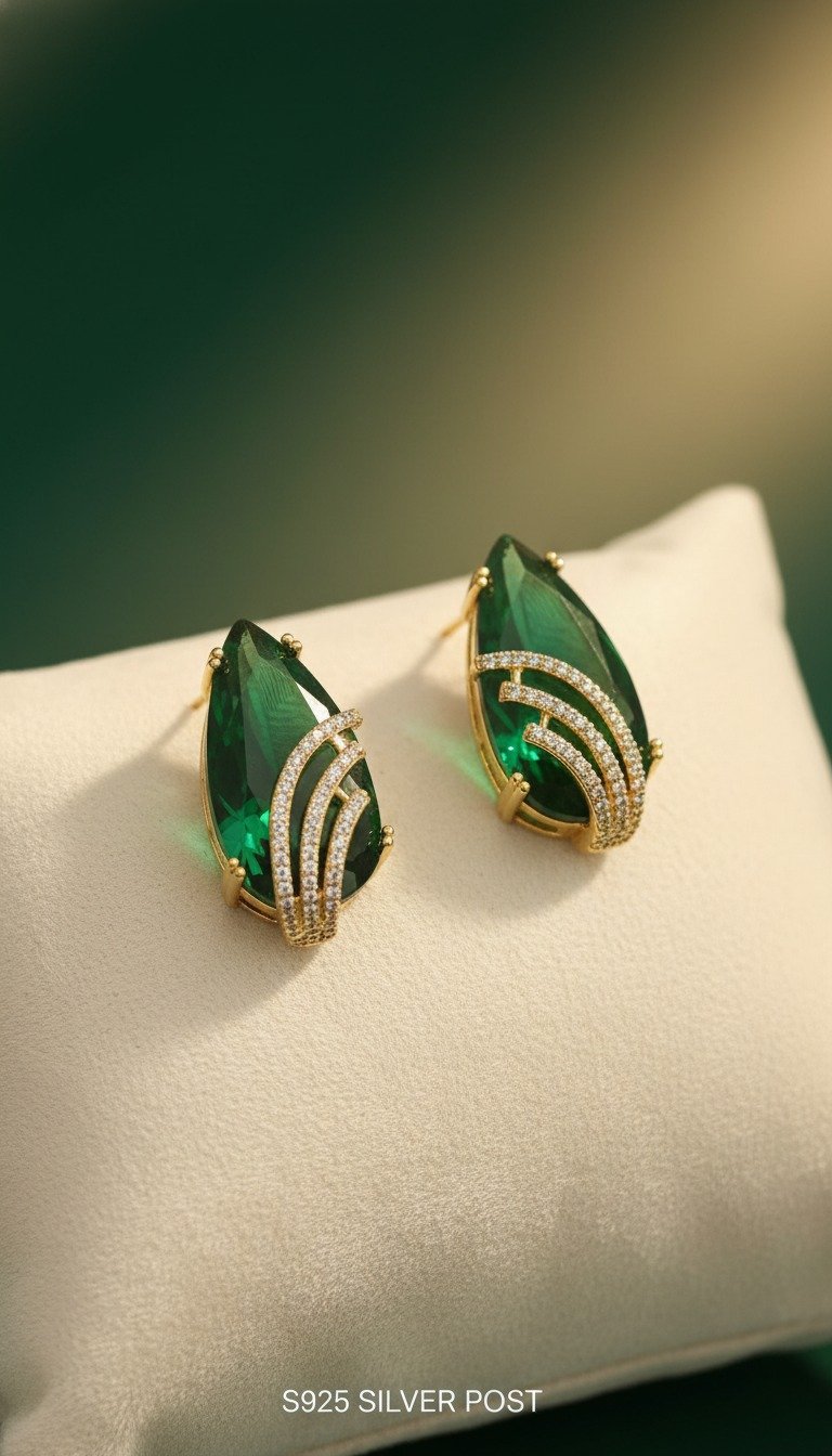 One carat ear stud's